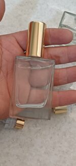 شیشه عطر۲۰میل ایزی کریمپ فلزی طلایی